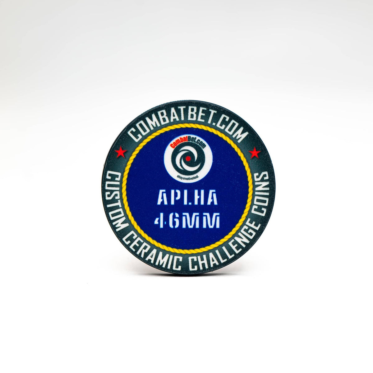 Alpha 46mm (1.8") Custom Ceramic Coins