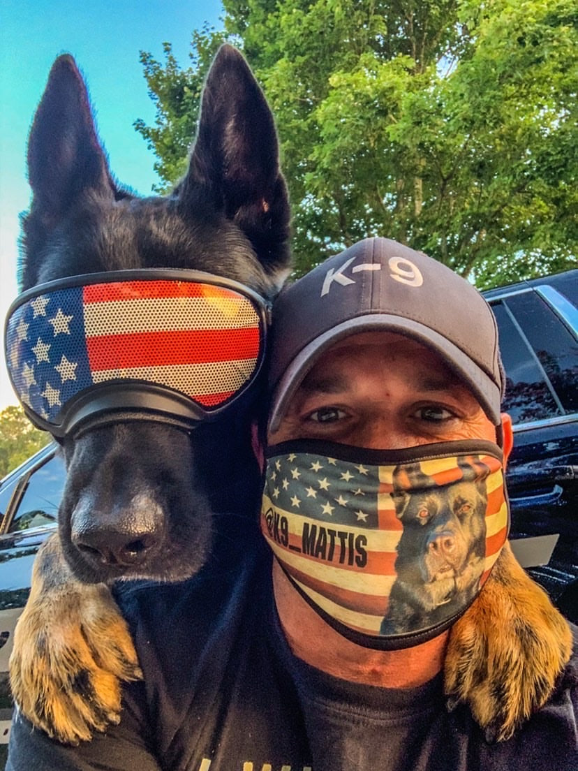 K9 Mattis American Flag Face Mask