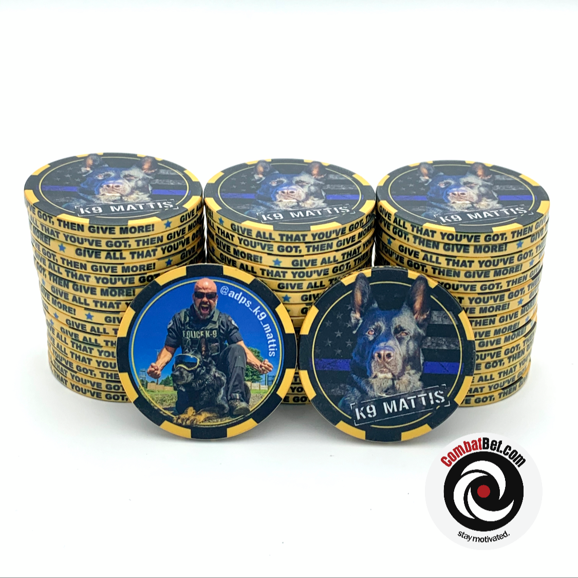 K9 Mattis Ceramic Challenge Coin