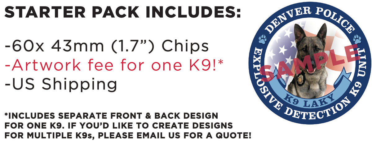 K9 Challenge Coin Starter Pack