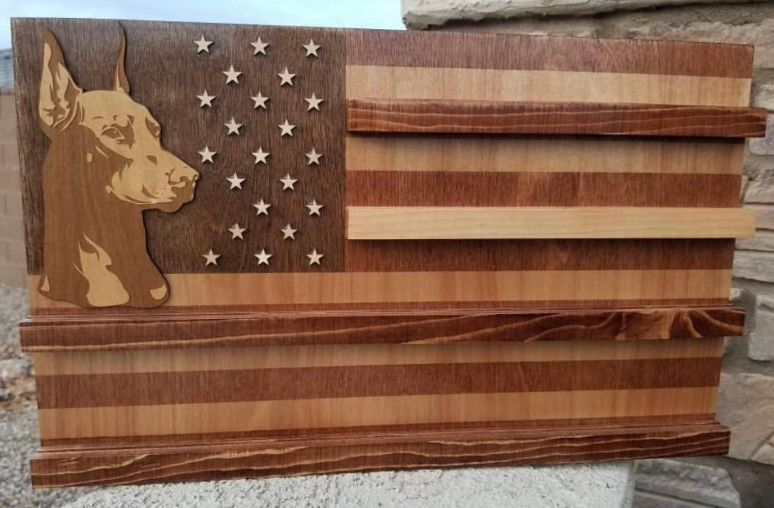 K9 Challenge Coin Display Board - 18" x 11"