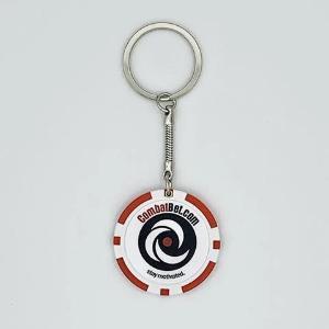 Custom Poker Chip Keychain