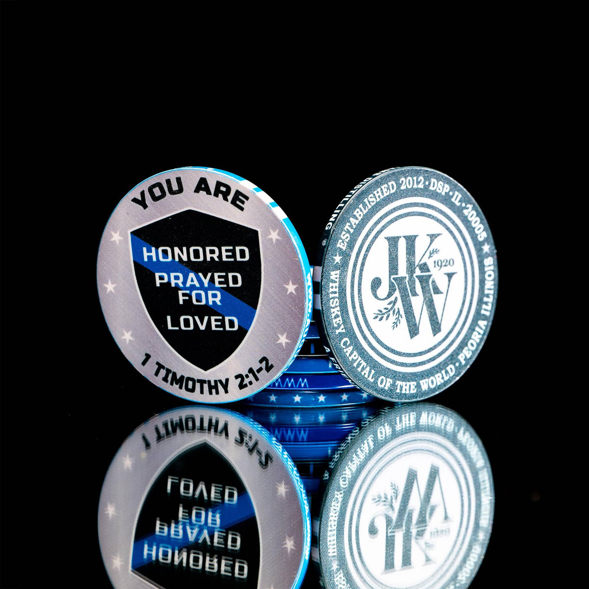 Alpha 46mm (1.8") Custom Ceramic Coins