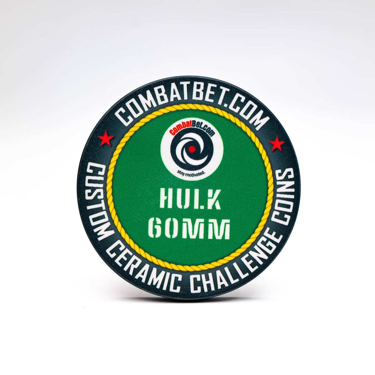 Hulk 60mm (2.4") Custom Ceramic Coins